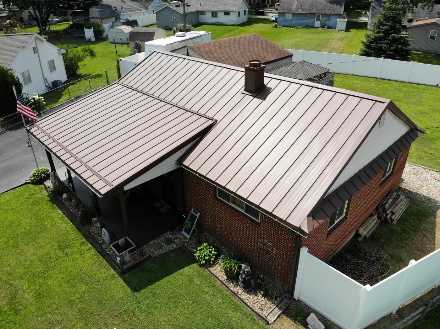 Tarping and dry-in on a Mooresville commercial roof